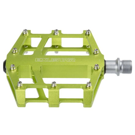 pedály BMX FLAT EXUSTAR standard závit 9/16  zelené