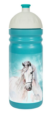 láhev 0,7 l R+B Bělouš modrá/bílá