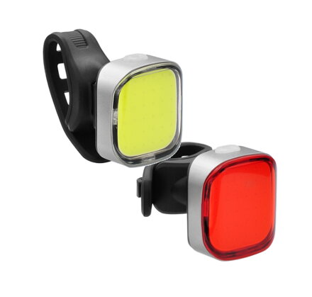 osvětlení přední + zadní ( blikačky) 4RACE LS05C USB-C černé