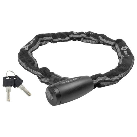 zámek  M-Wave 6x850mm řetězový reflexní