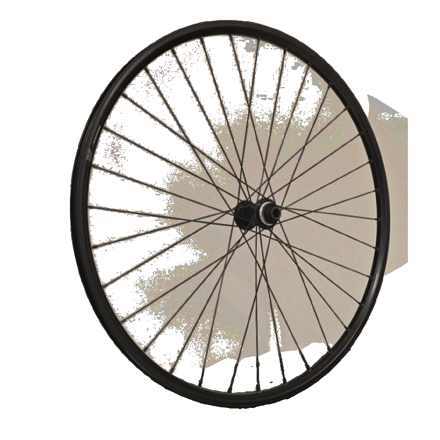 kolo zapletené 622 přední, náboj TC 500 15B, TOP DISC , 32 děr černé