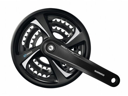 kliky Shimano Tourney FC-TX801 3x6/7/8 42/32/22z 170mm černé servisní balení