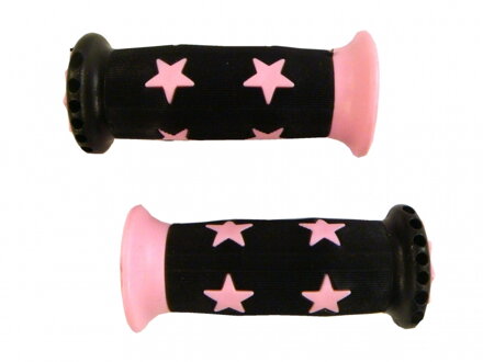 gripy dětské 22mm černo-růžové