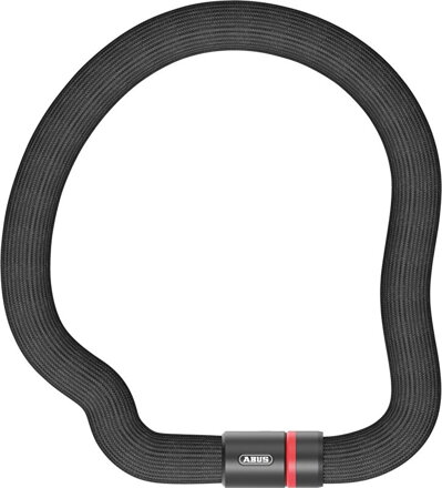 zámek ABUS 6206K/110cm BK Goose Lock černý (labutí krk)