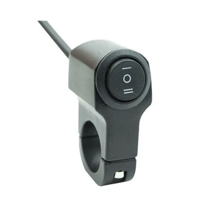 vypínač vodotěsný na řídítka 3 polohy I-0-I