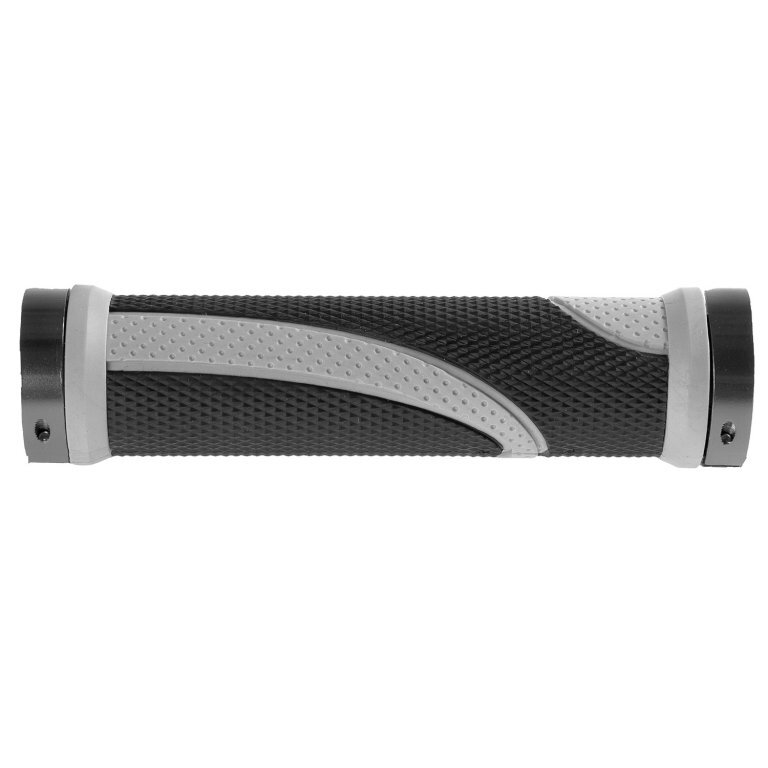 gripy M-Wave černo-šedé 2xFIX objímka 130mm