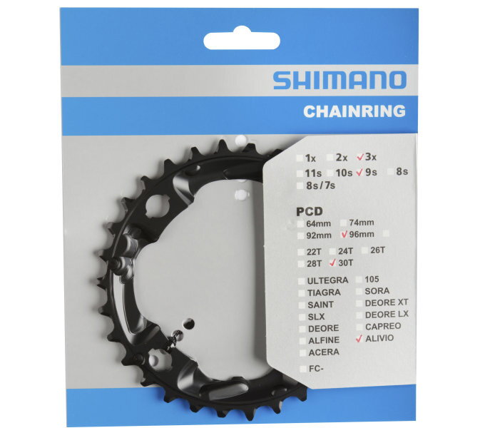 převodník 30z Shimano FC-M4000 3x9 4 díry