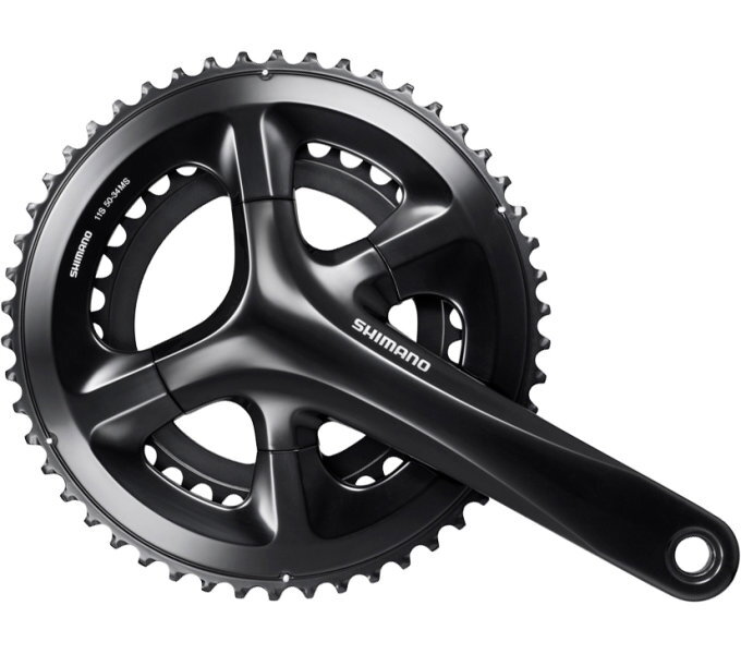 kliky Shimano 105 FC-RS510 2x11 50/34z 172,5mm černé original balení