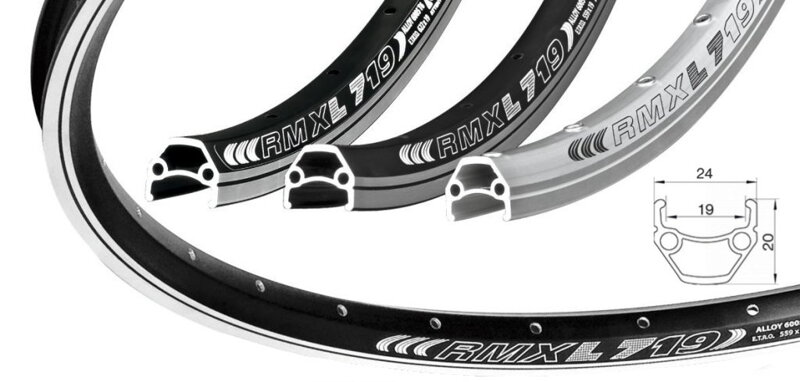 ráfek REMERX DRAGON 719 V-brake 622x19 32děr stříbrný