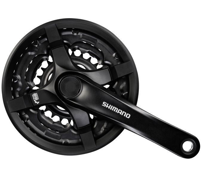 kliky Shimano FC-TY501 3x6/7/8 42/34/24z 175mm černé s krytem orig. balen