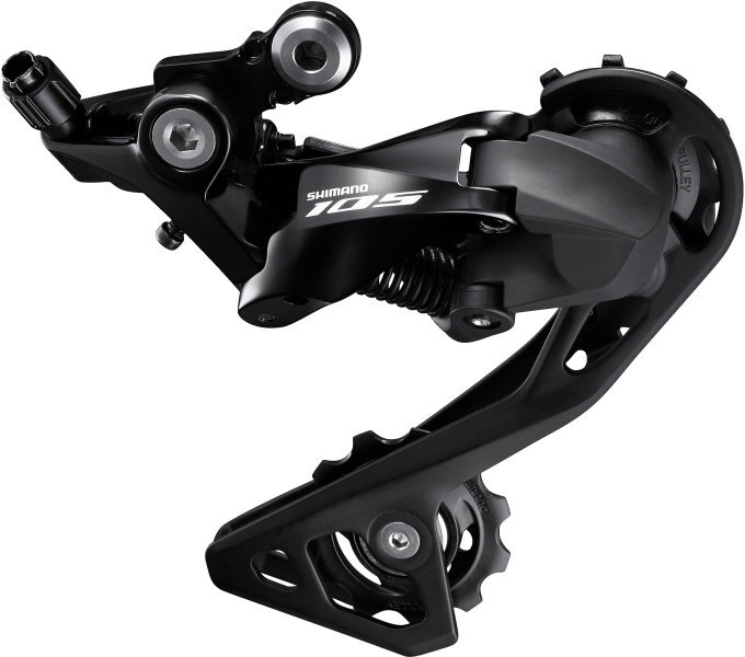 měnič SIL. 11k Shimano 105 RD-R7000 černý střední vodítko original balení