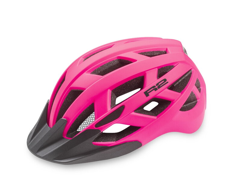 Přilba R2 LUMEN růžová, černá S: 52-56 cm