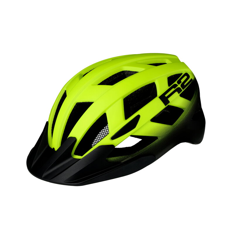 Přilba R2 LUMEN žlutá, černá M: 55-59 cm