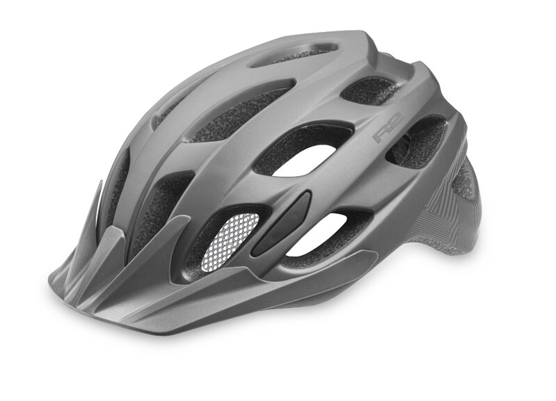 Přilba R2 CLIFF šedá L: 58-61 cm