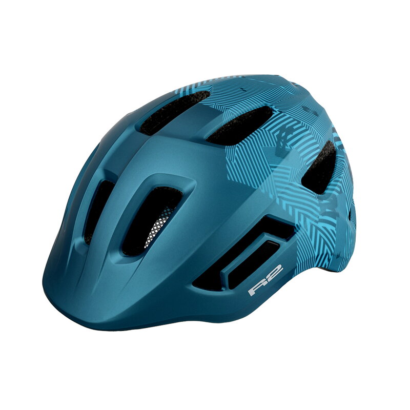 Přilba R2 PULSE petrol modrá, světle modrá S: 52-56 cm