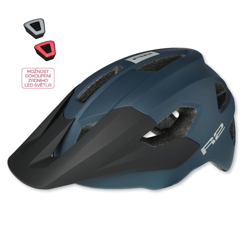 Přilba R2 VORTEKS modrá M: 55-59 cm